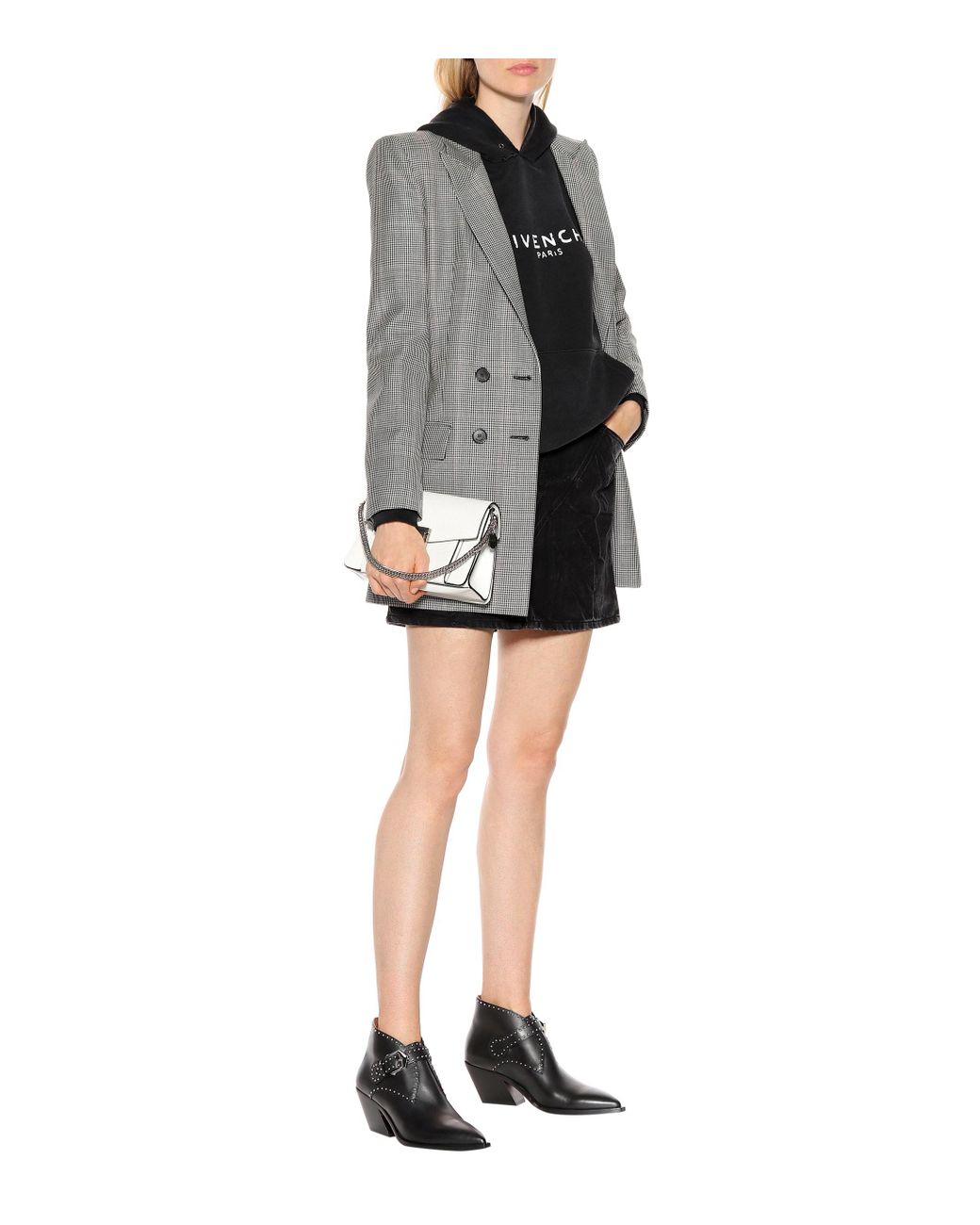 givenchy studded leather ankle boot