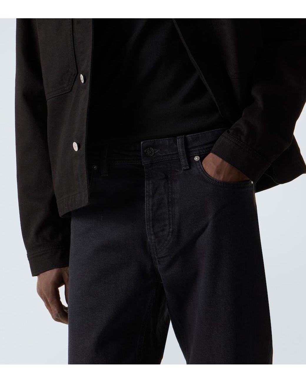 Stone Island Blue Mid-Rise Slim Jeans for men