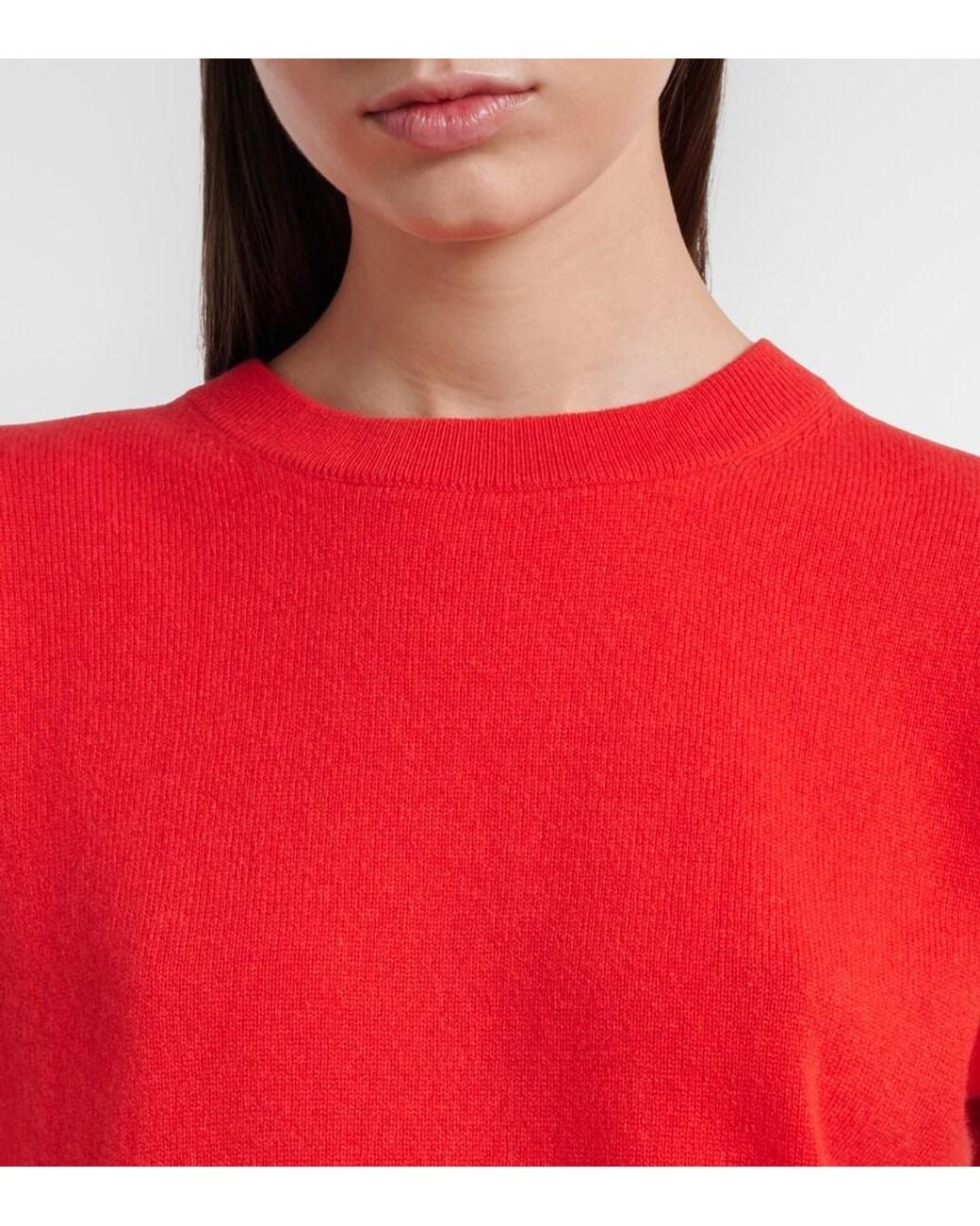 Jardin Des Orangers Red Cashmere Sweater