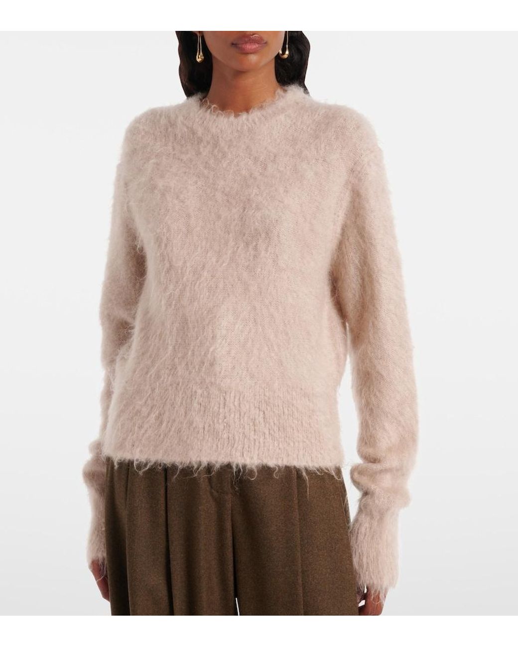 Pullover Cherry Hill di Loro Piana in Natural