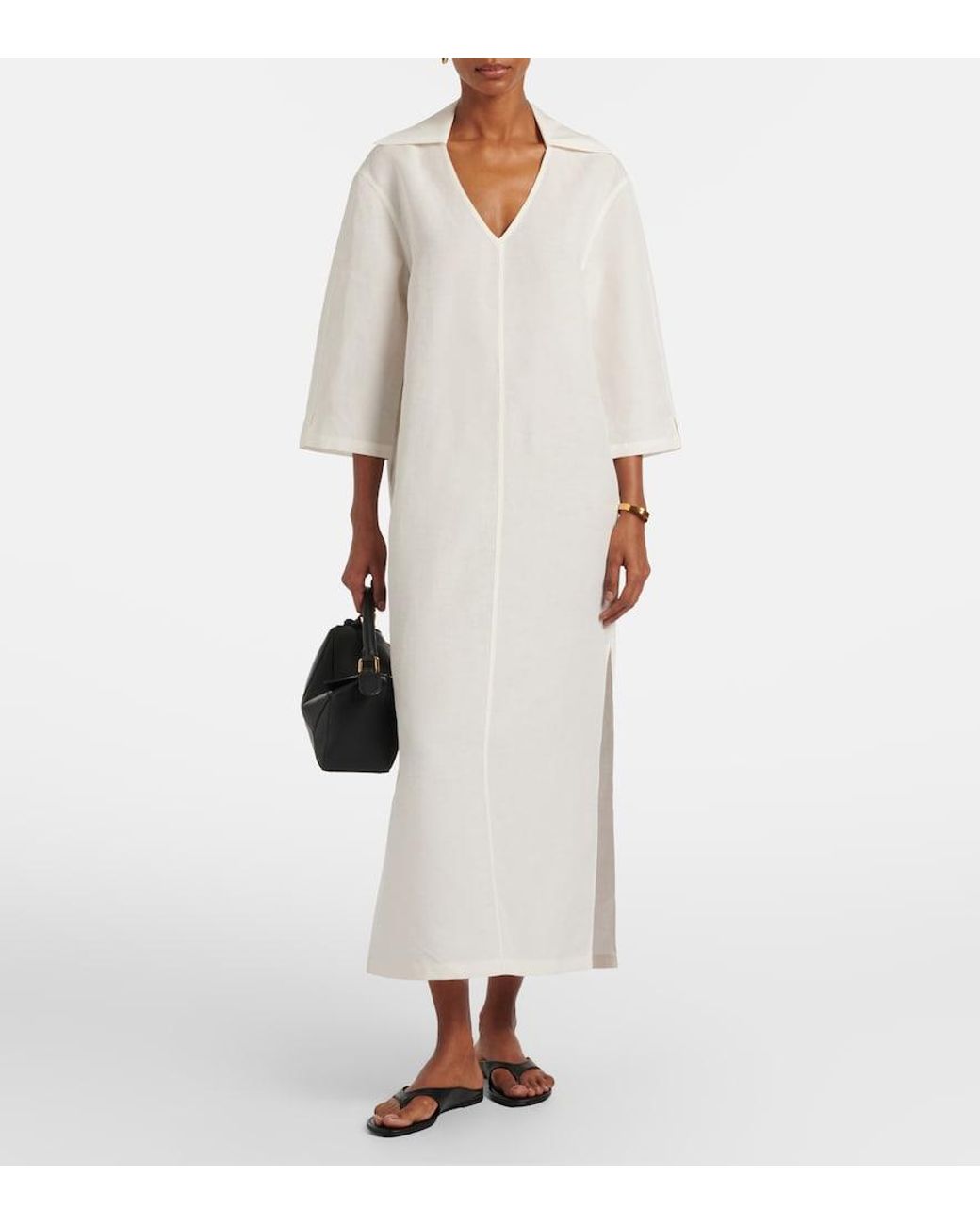 Rohe White Jersey Kaftan