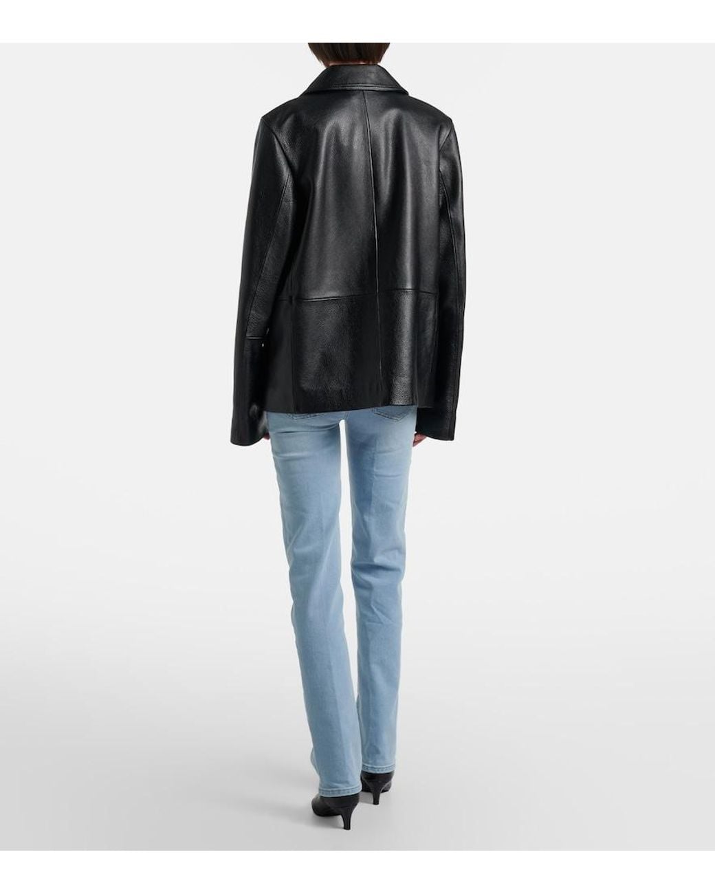 FRAME Blue Le Sleek Long Straight Jeans