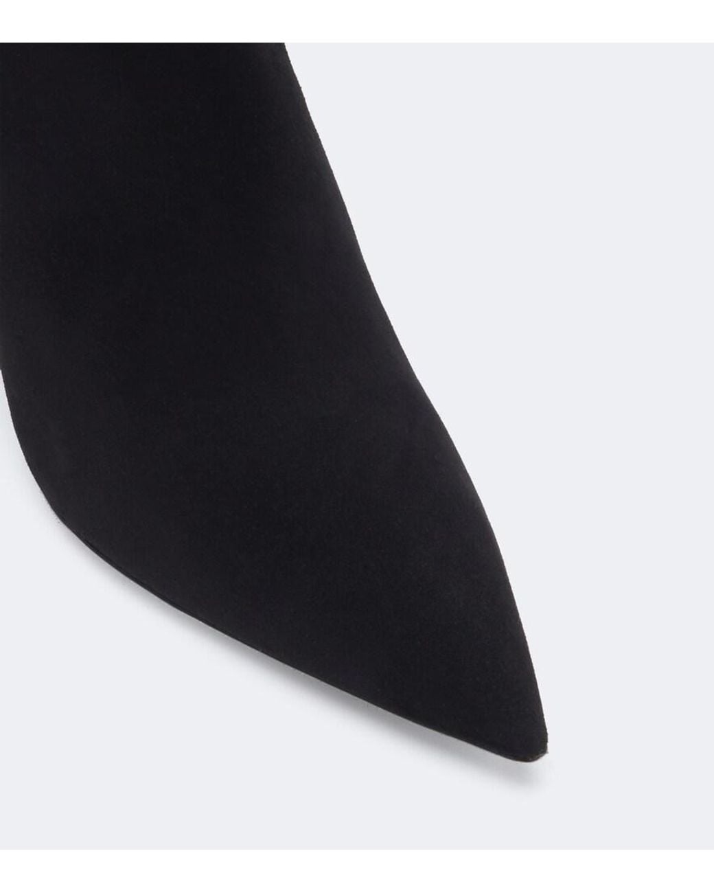 Rene Caovilla Black Cleo Embellished Suede Knee-High Boots