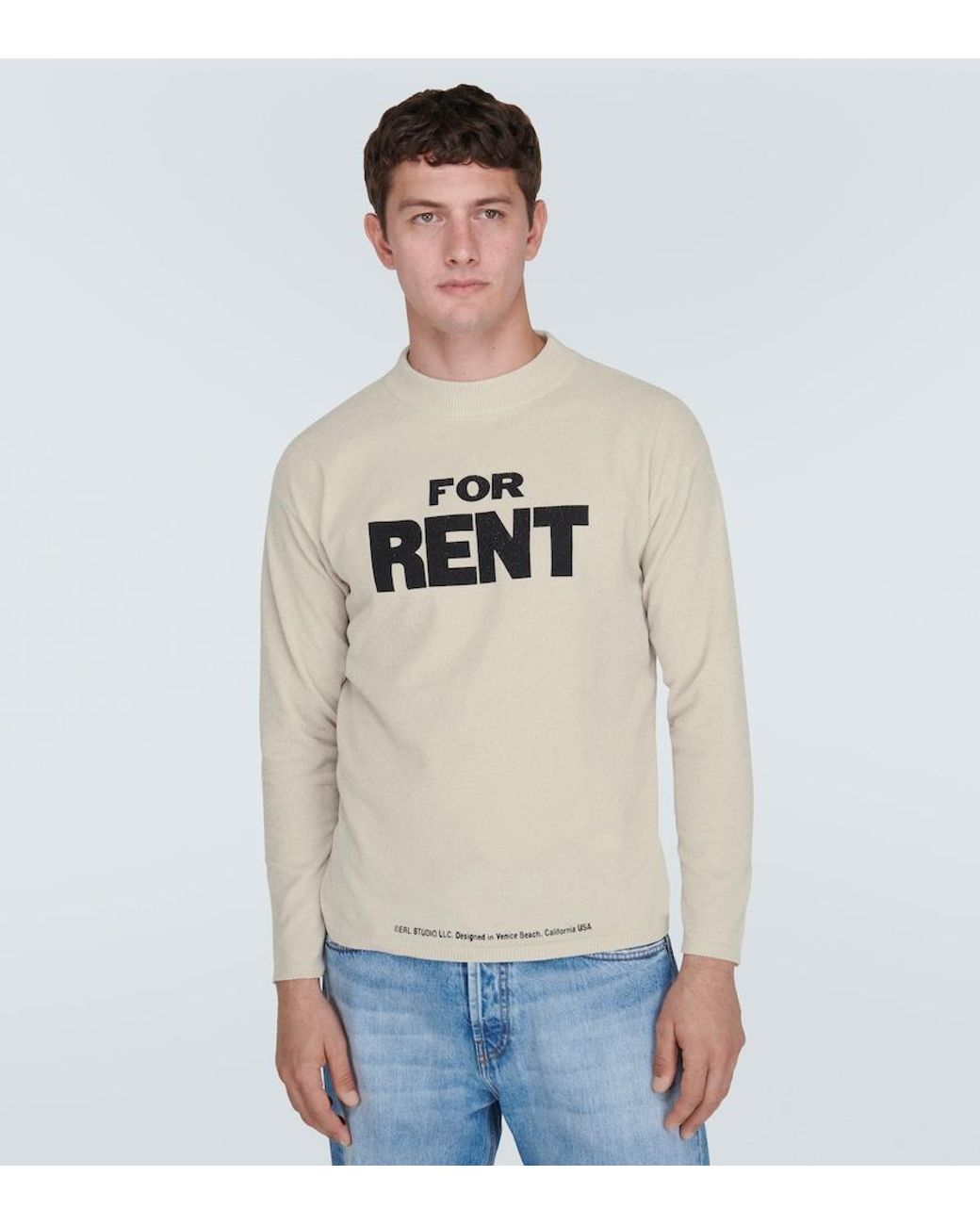 ERL Natural For Rent Sweater for men