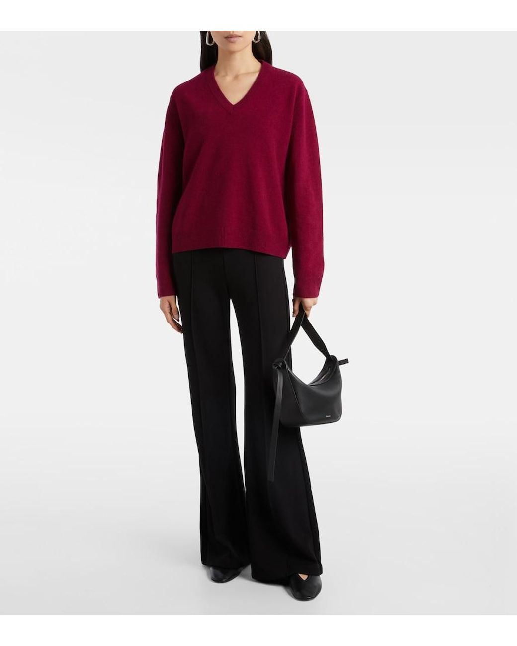 Leset Red Jesse Wool Sweater