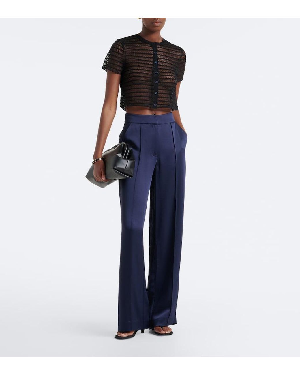 Jonathan Simkhai Black Holli Lace Cardigan