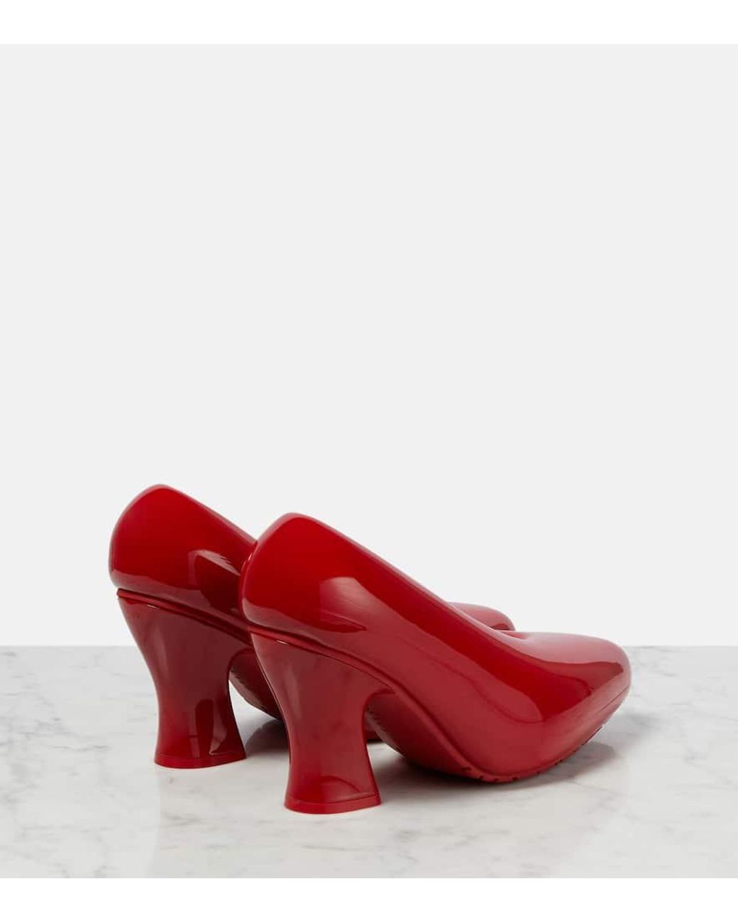 Loewe Comic Lacquered Foam Pump In Light Foam Rubber | Lyst