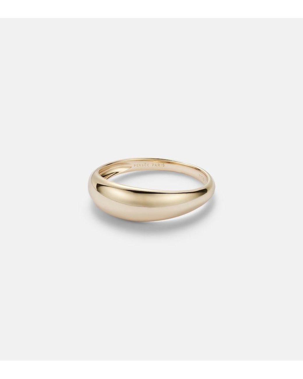 PERSÉE White Dome 9Kt Ring