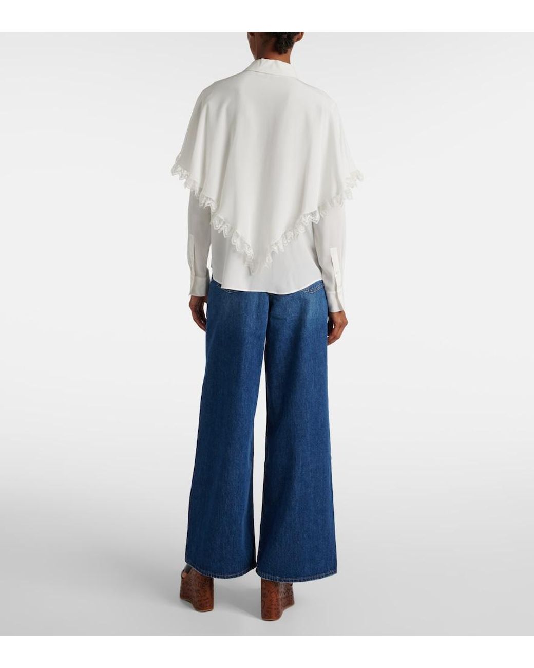 Chloé White Silk Shirt