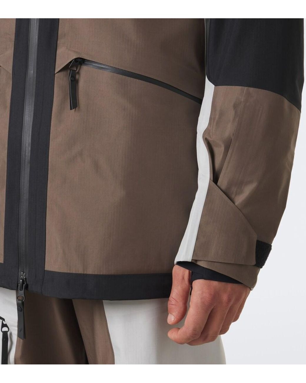 Peak Performance Brown Vertical Gore-Tex Ski Jacket for men