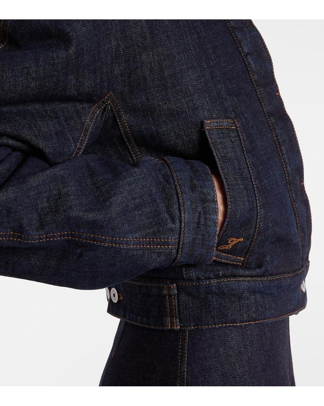 Jacquemus Blue Denim Blouson Jacket