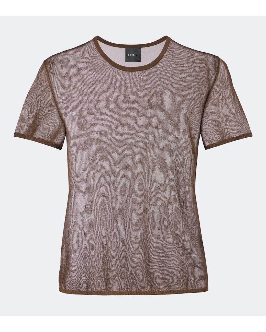 Camiseta Jack Semitransparente Leset de color Purple