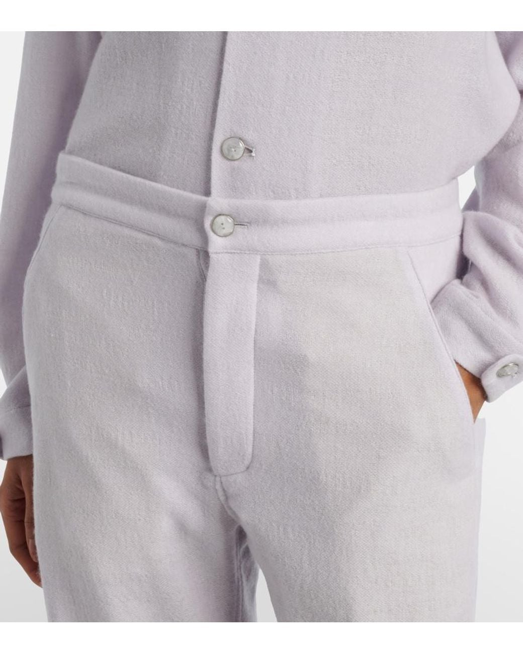 God's True Cashmere Purple Affirmations Cashmere Pajama Pants With Moonstone