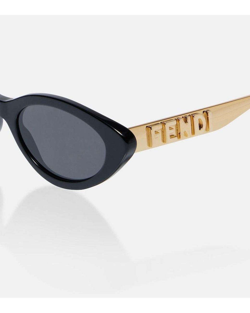 Fendi Blue Graphy Cat-Eye Sunglasses
