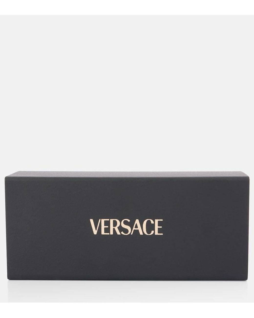 Versace Blue Rectangular Sunglasses