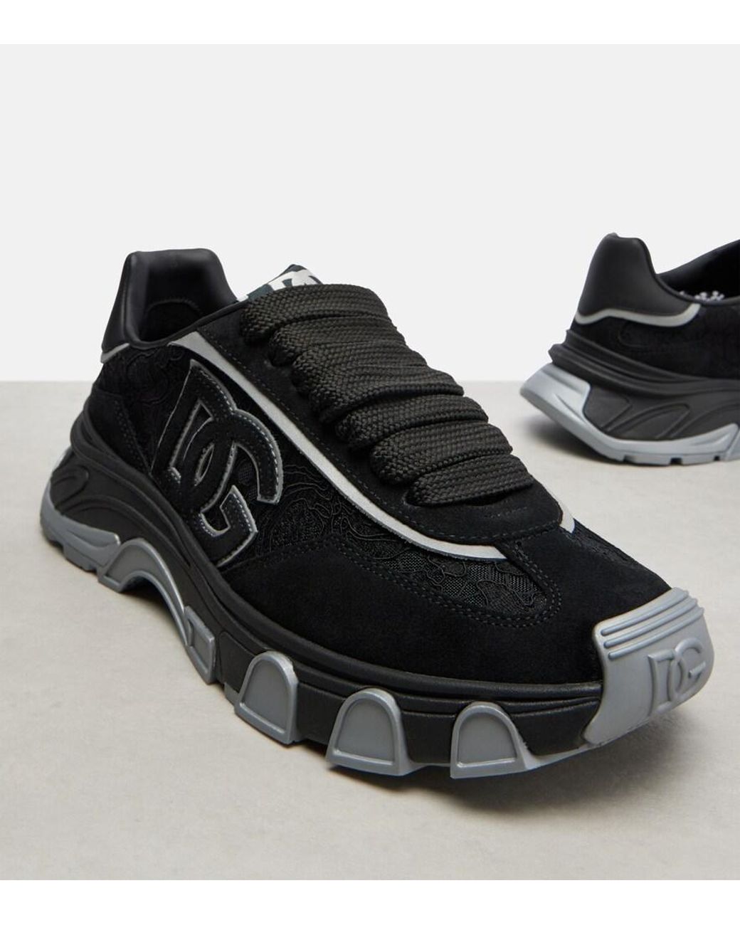 Dolce & Gabbana Black Sneakers