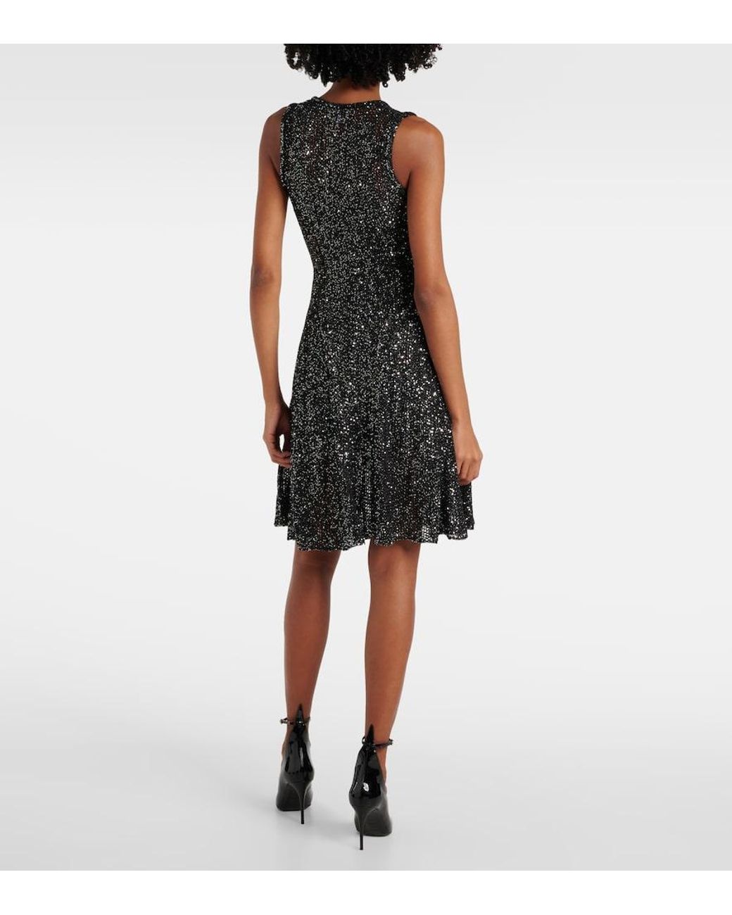 Alaïa Black Sequined Minidress
