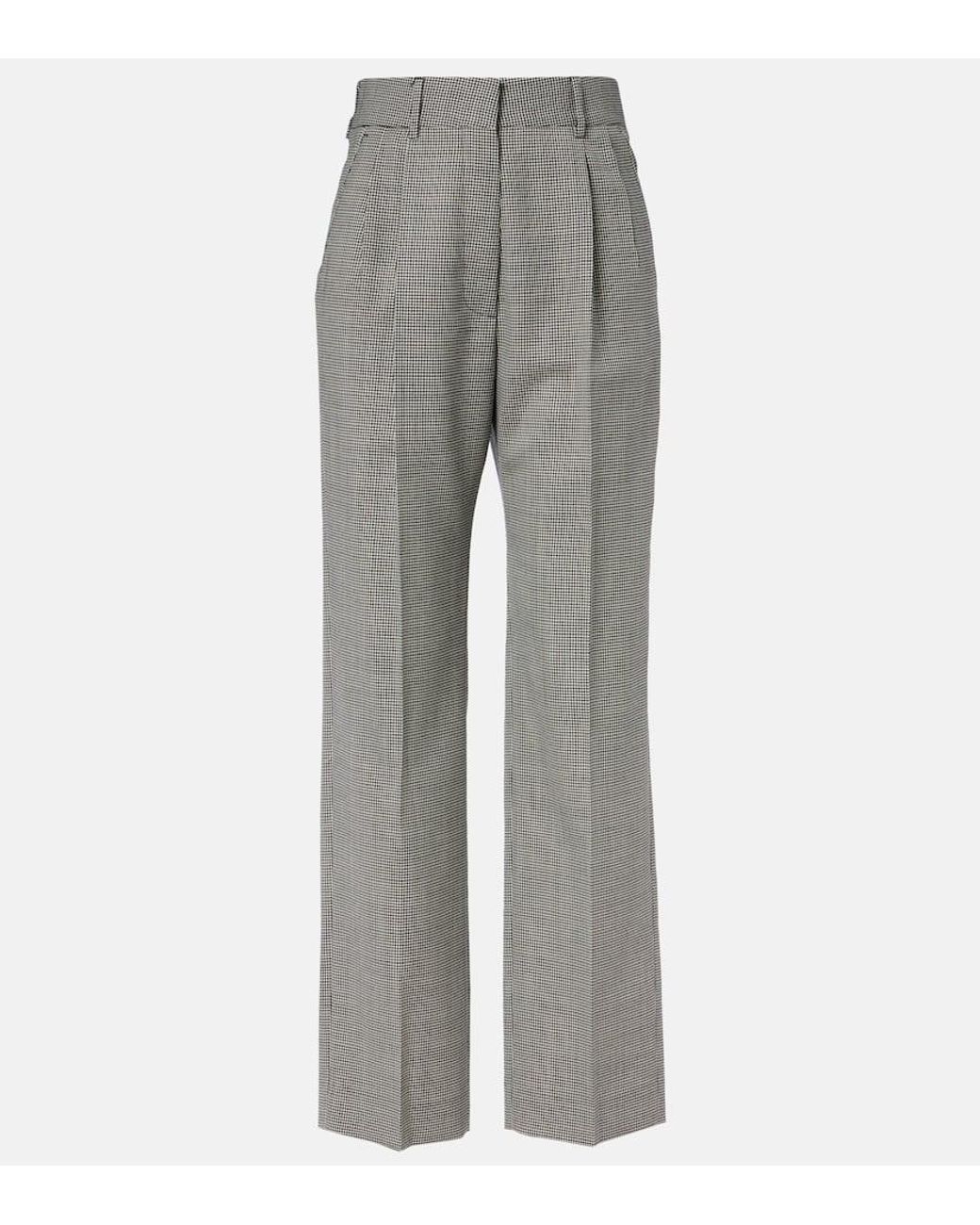 Blazé Milano Gray Fox Houndstooth Straight Pants