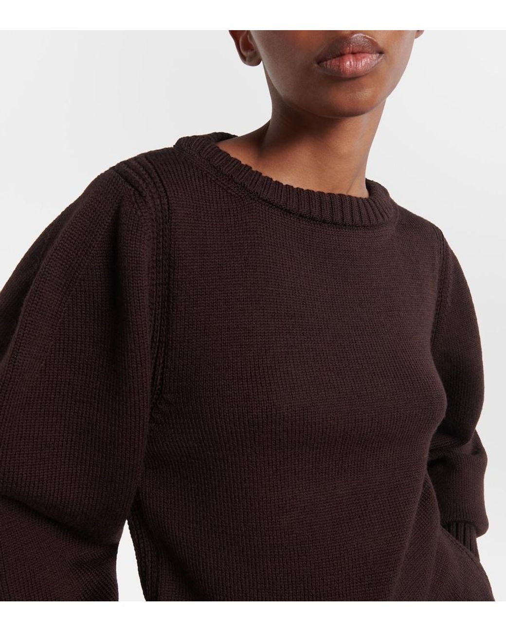 Lemaire Black Wool Sweater