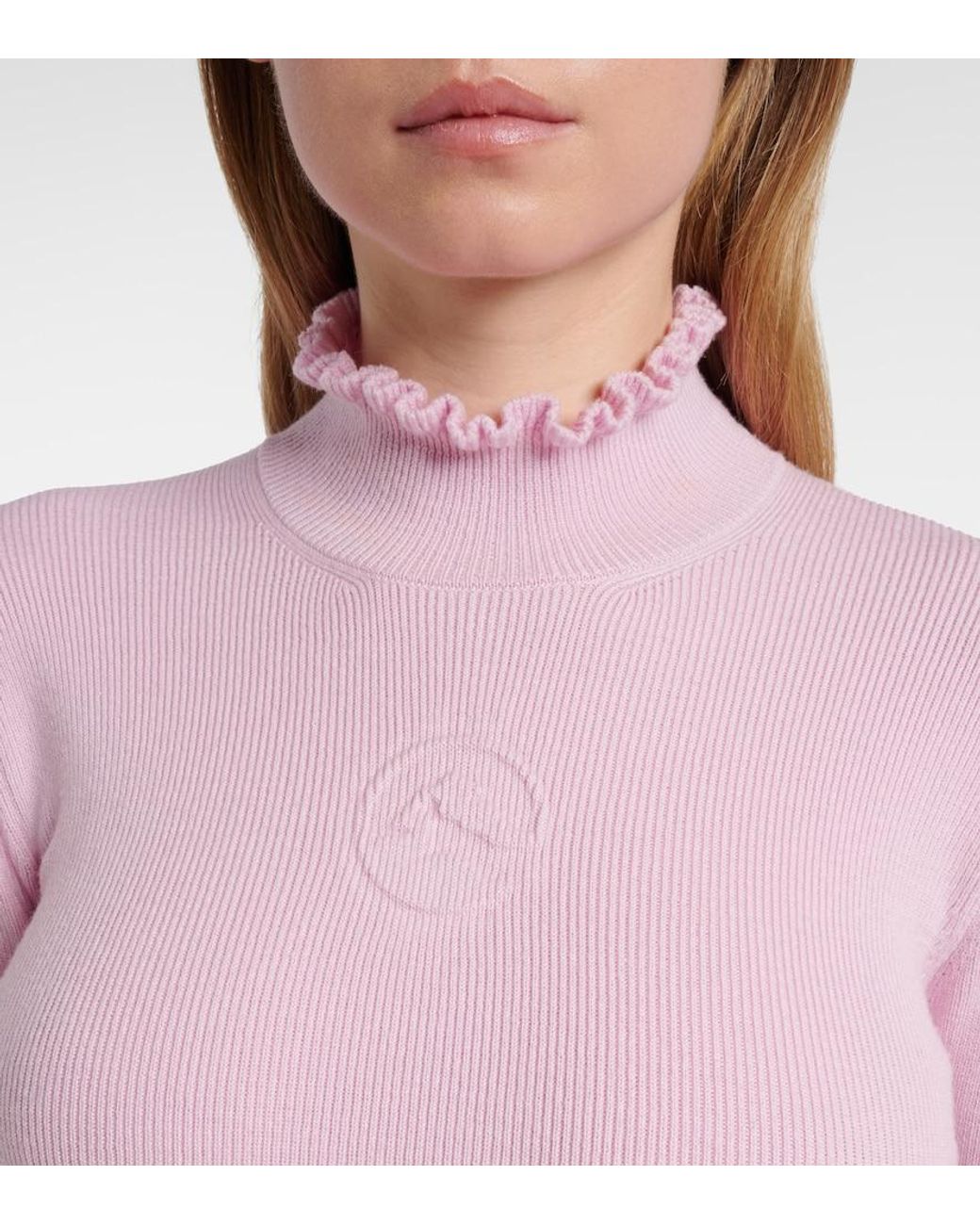 CORDOVA Pink Kitz Ribbed-Knit Wool-Blend Ski Top