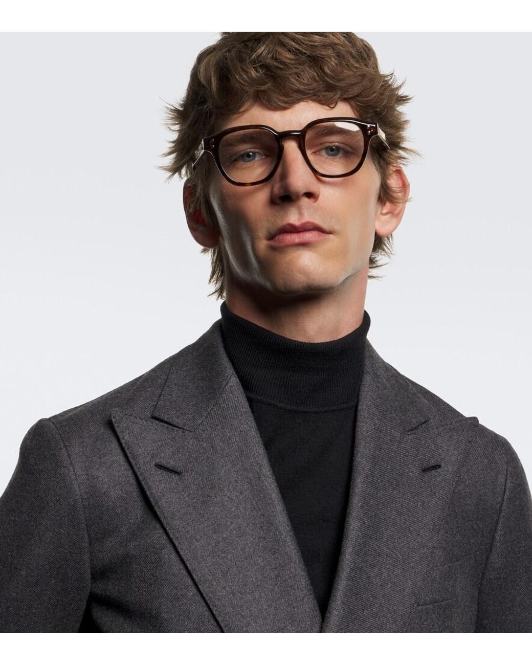 Occhiali Five Sisters Squadrati di Fendi in Brown da Uomo