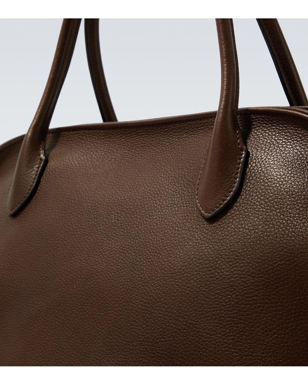 The Row Brown Agnes 16 Leather Top-Handle Bag for men