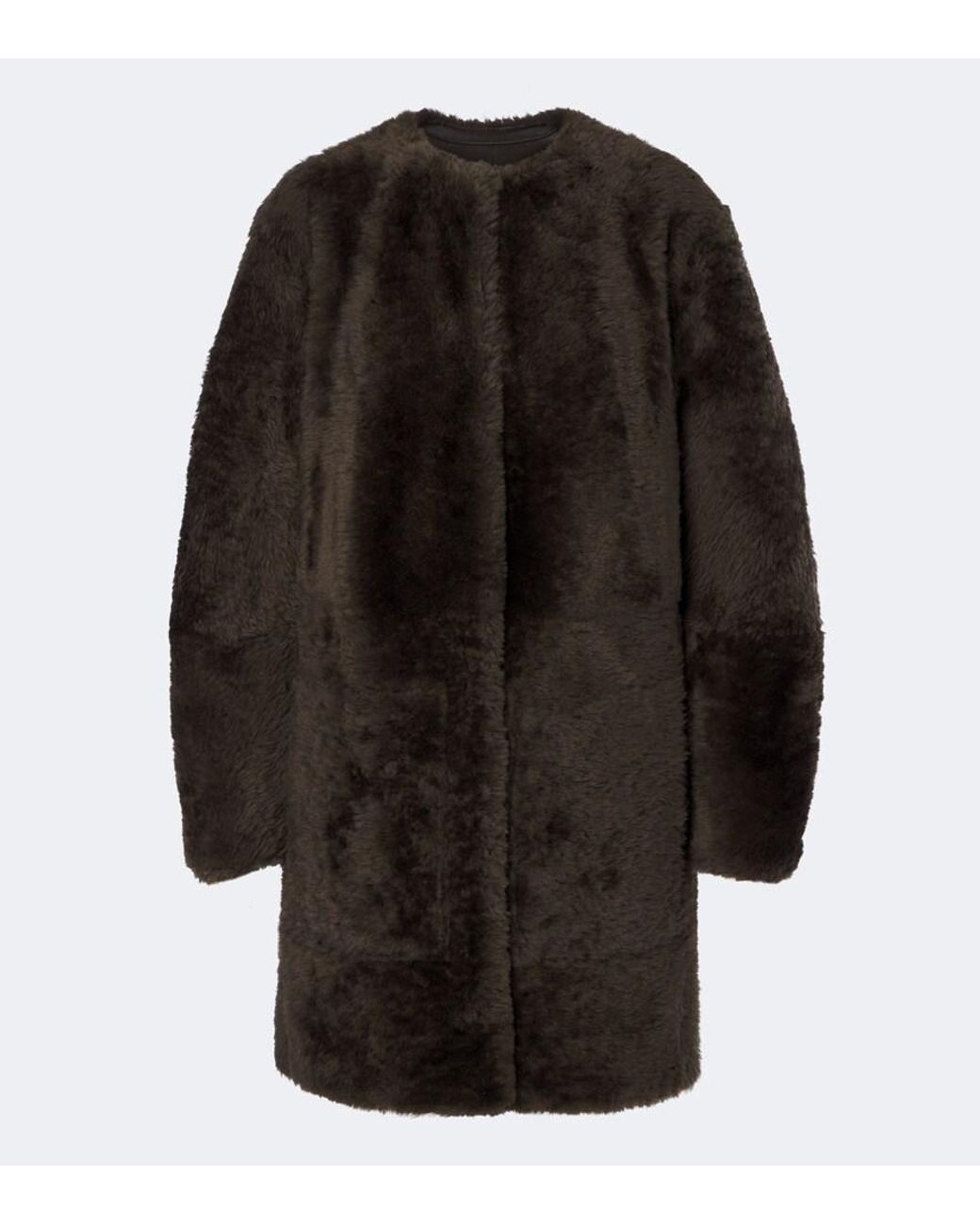 Vince Black Reversible Shearling Coat