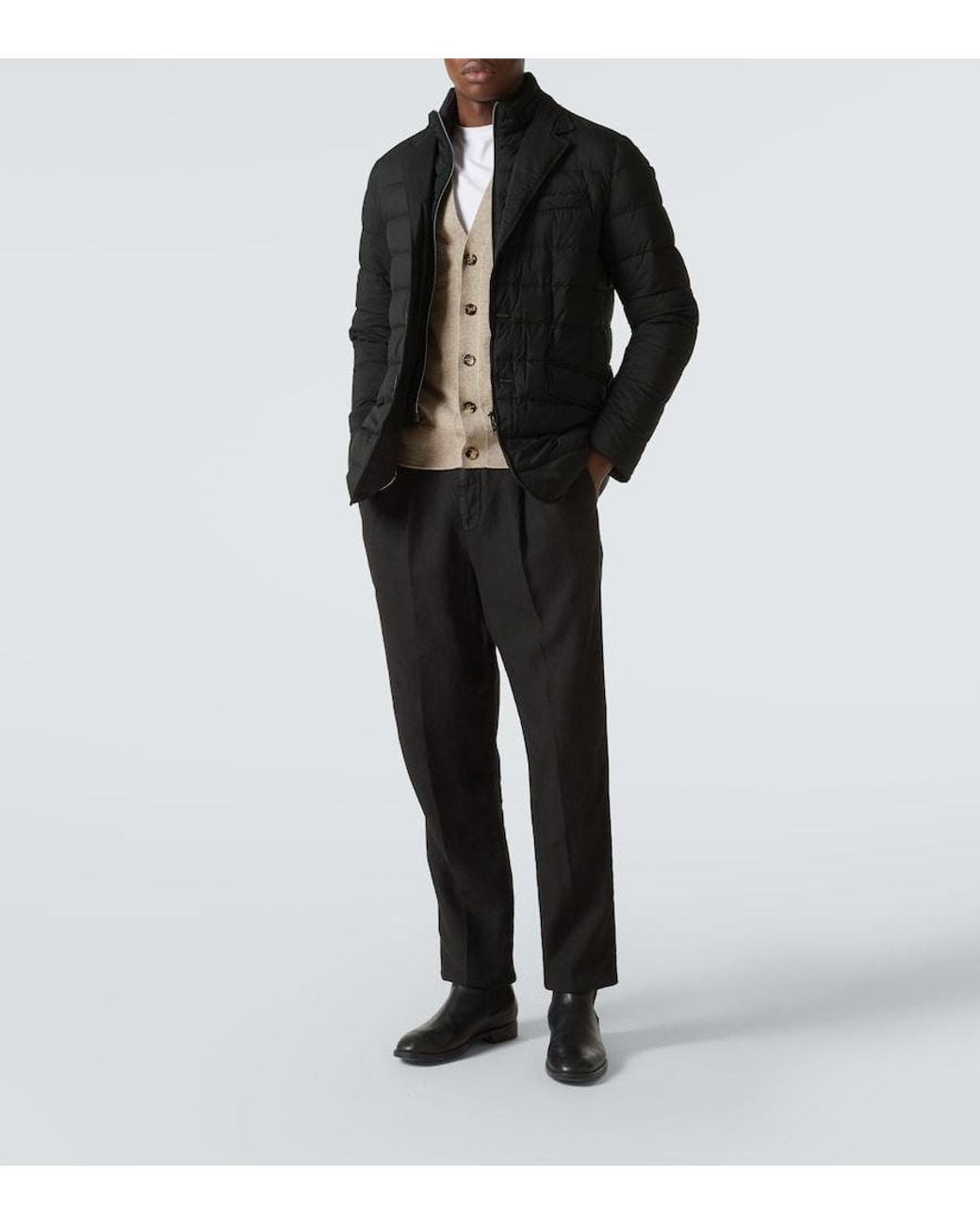 Herno Black La Giacca Down-Filled Jacket for men