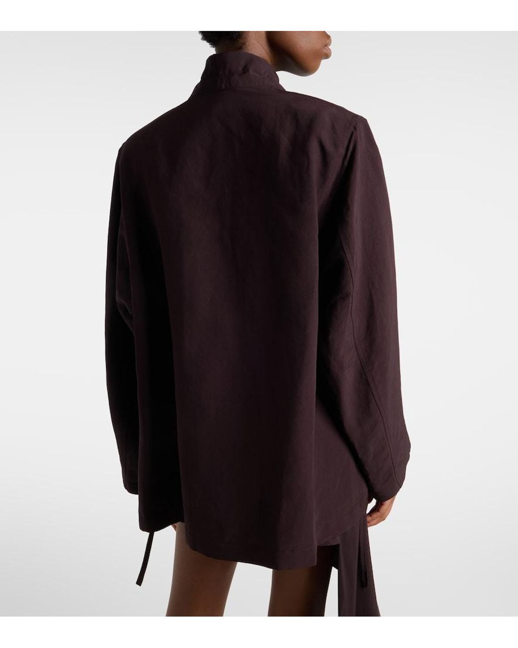 Alaïa Black Poplin Jacket