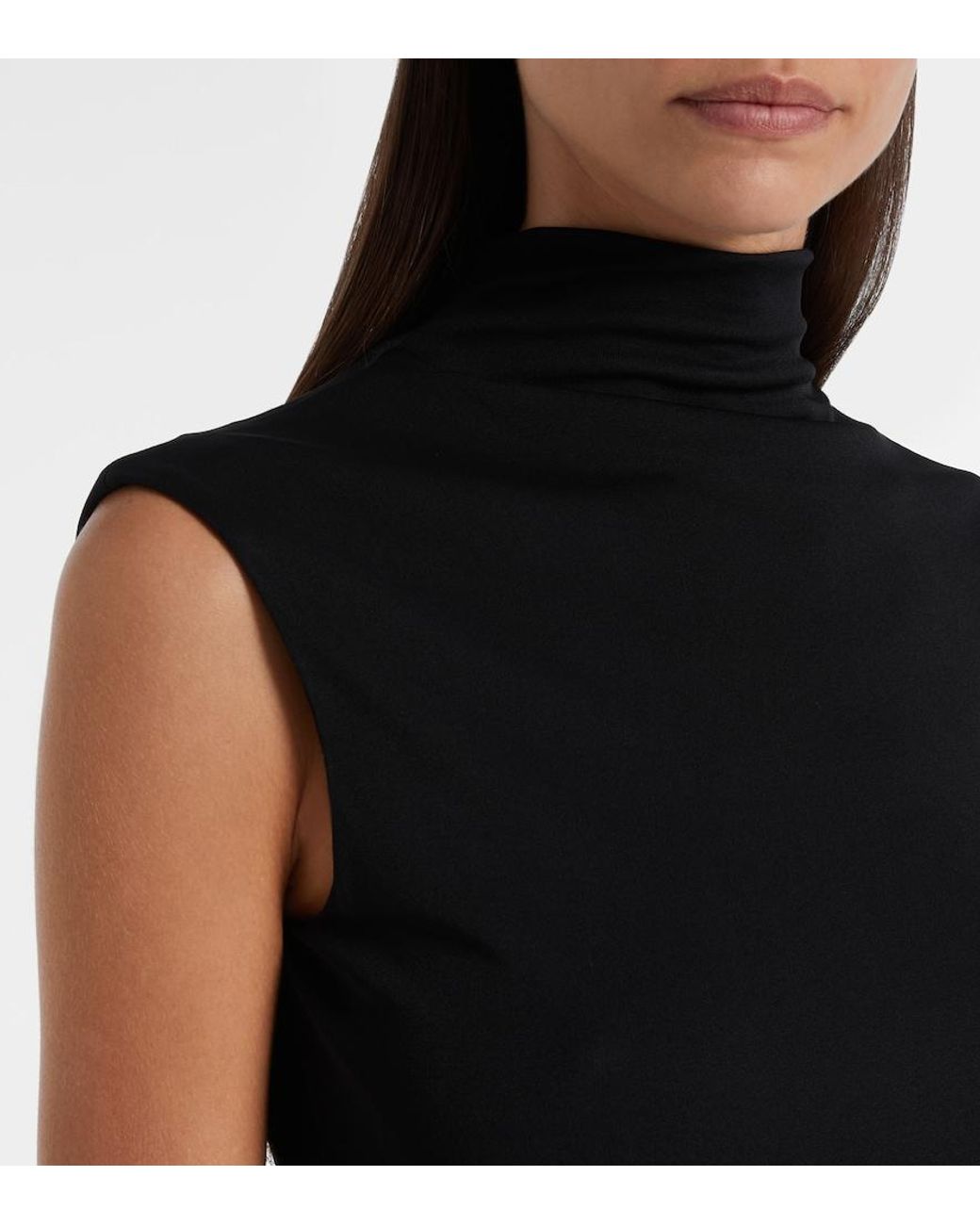 Jil Sander Black Knitted Maxi Dress