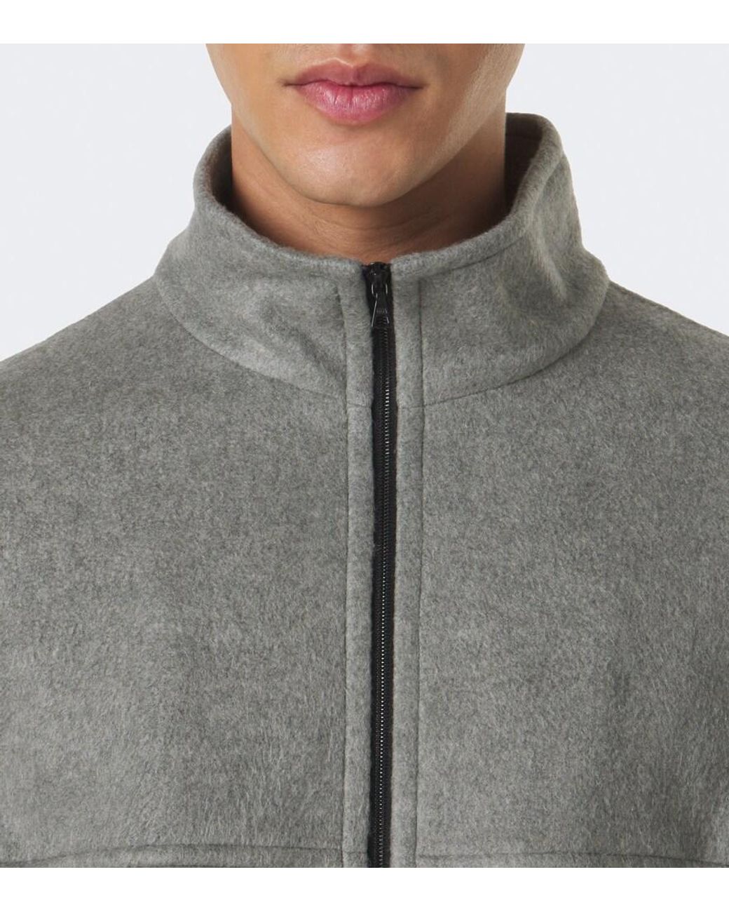 Chaqueta De Seda Auralee de hombre de color Gray