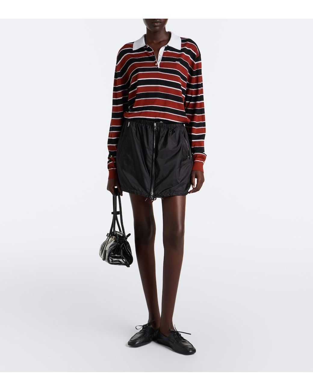 Minigonna di Prada in Black