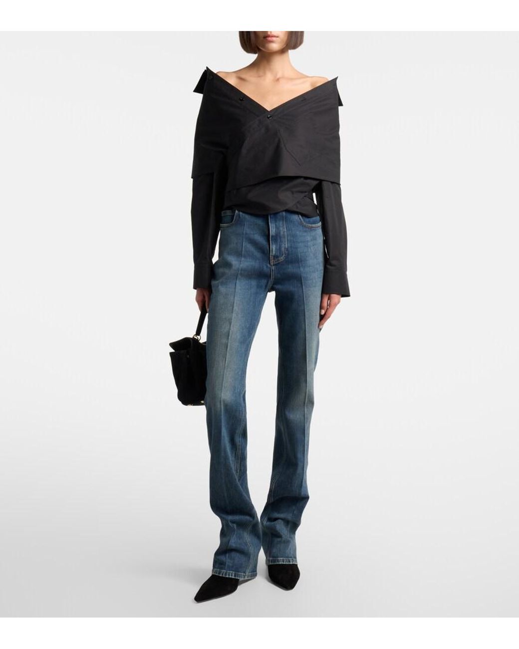 Balenciaga Black Duchesse Suede Mules