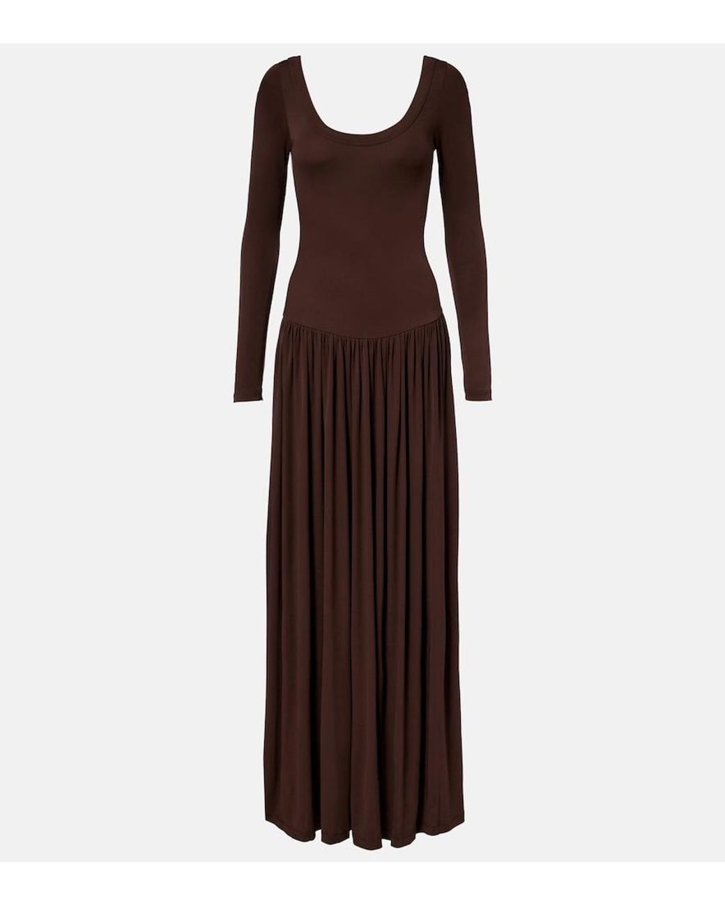 AYA MUSE Brown Muse Maxi Dress