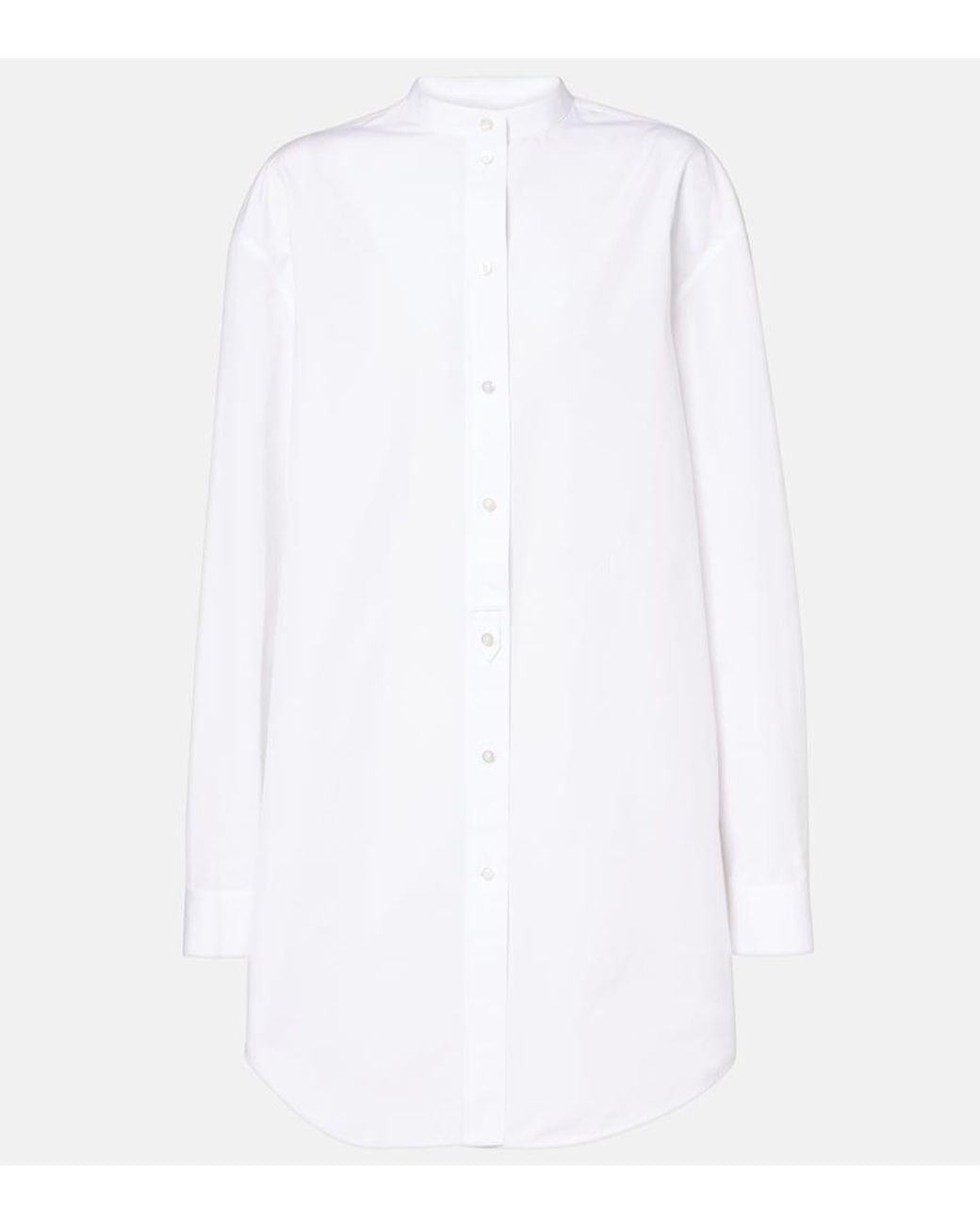 Jil Sander White Wednesday Cotton Poplin Shirt