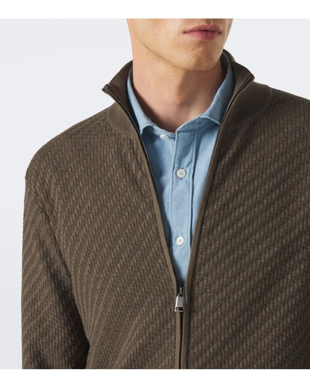 Pullover di Brioni in Green da Uomo