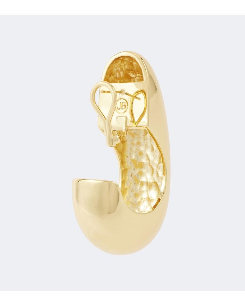 Jennifer Behr Natural Nimah-Plated Hoop Earrings