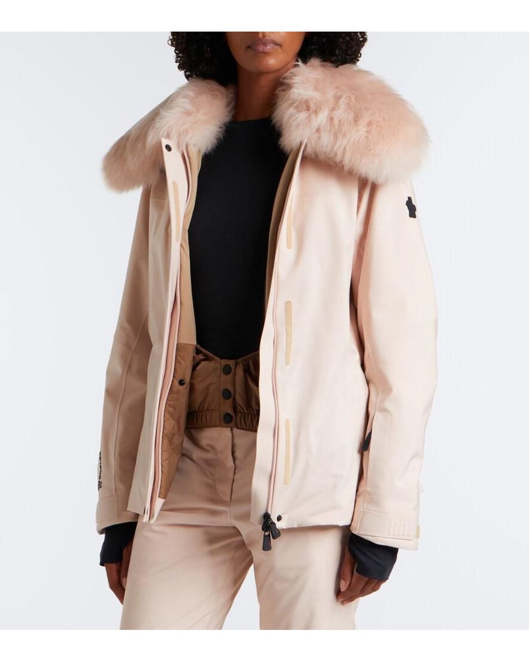 Moncler Natural Vizelles Ski Jacket