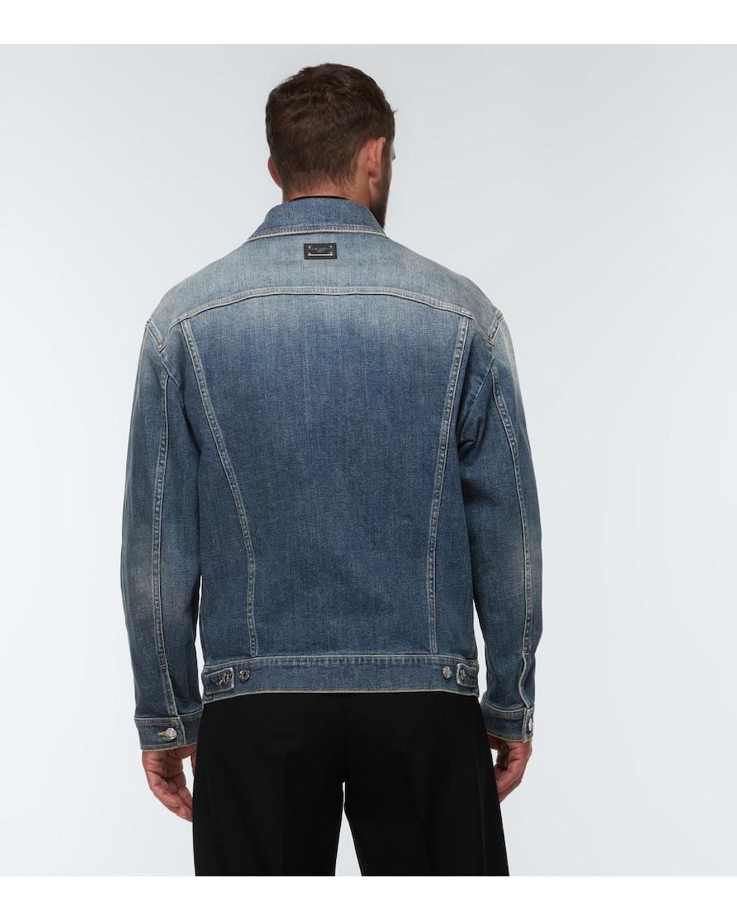 Dolce & Gabbana Blue Denim Jacket for men