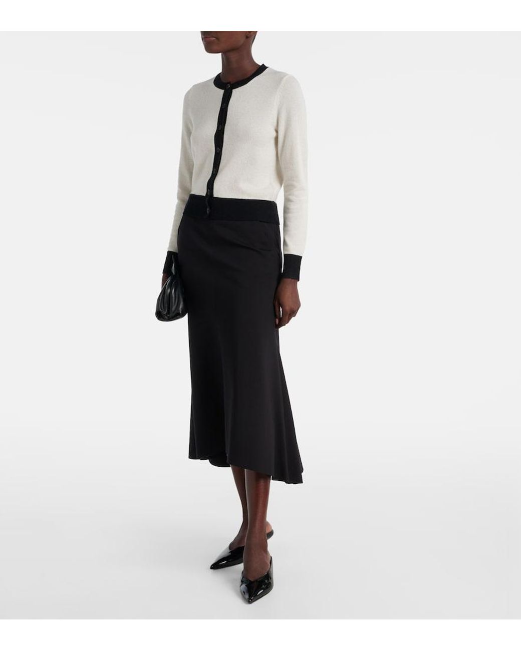 Nili Lotan White Meadow Cashmere Cardigan