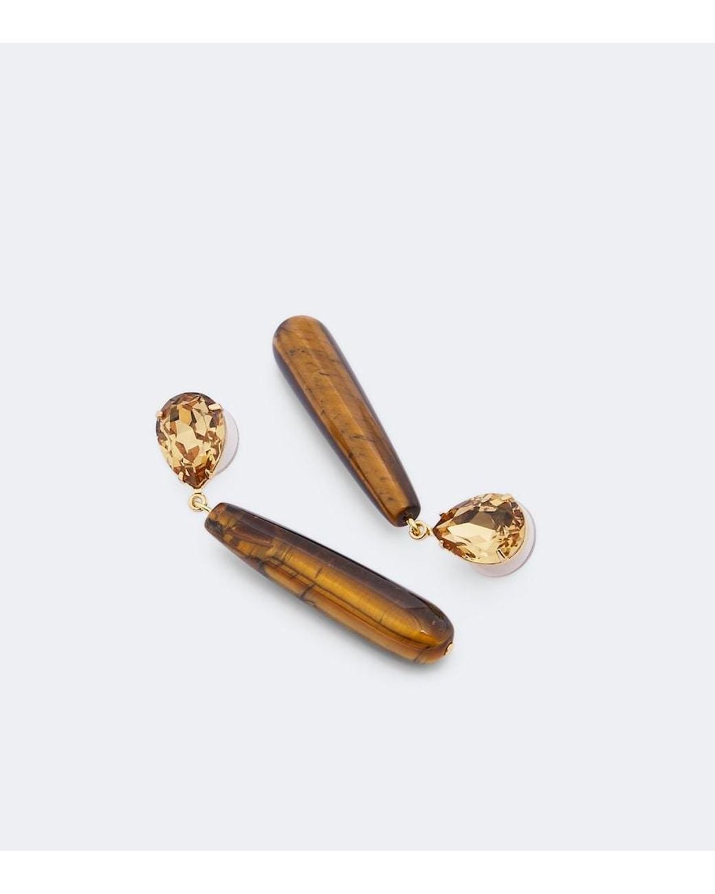 Jennifer Behr White Caroline 18Kt-Plated Earrings