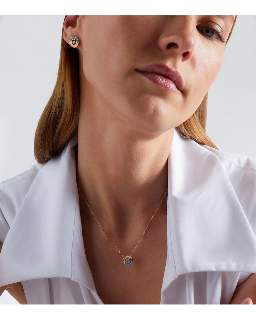 Piaget White Possession Vibrant Palace 18Kt Rose Necklace With And Diamond