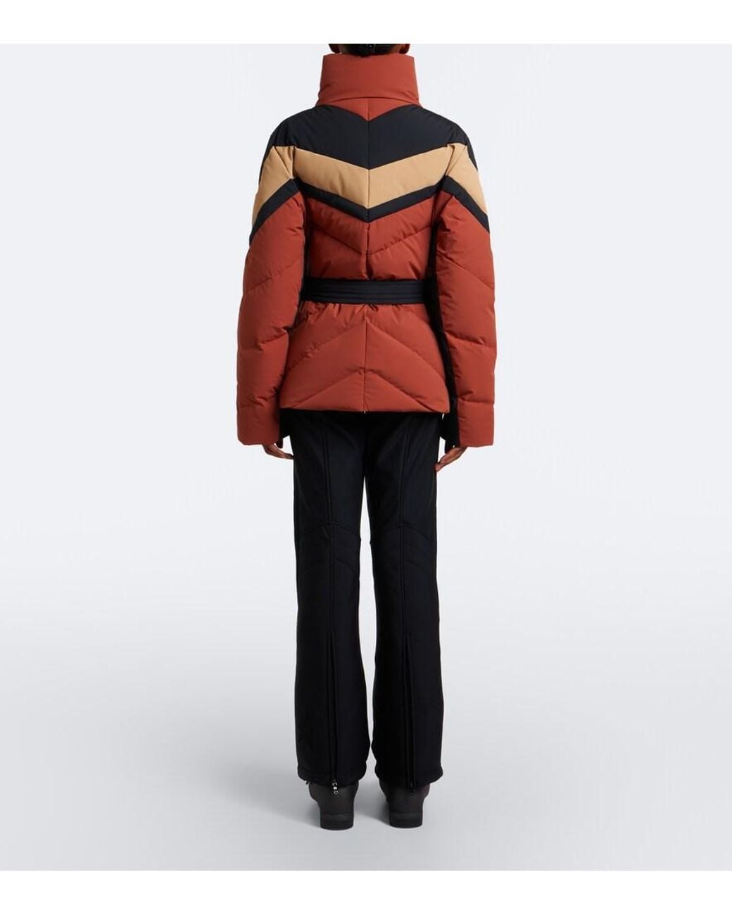 Perfect Moment Red Jg Belted Down Ski Jacket