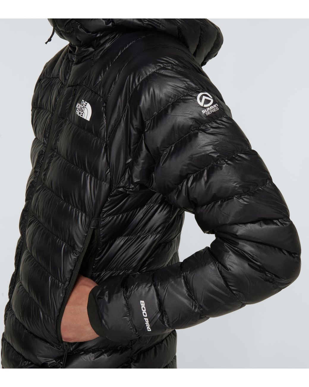 The North Face Summit L3 Hoodie Down-filled Jacket in Black for Men | Lyst