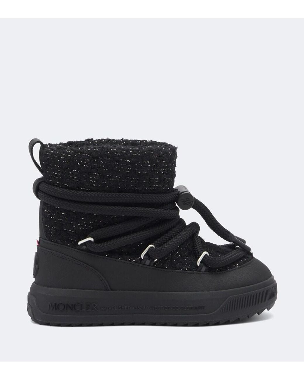 Moncler Black Altive Boucle Snow Boots