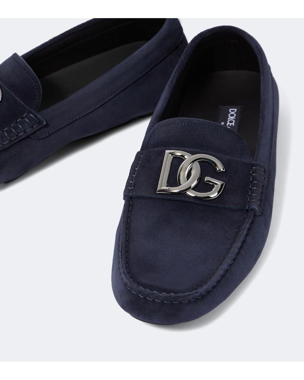 Dolce & Gabbana Blue Flat Shoes for men