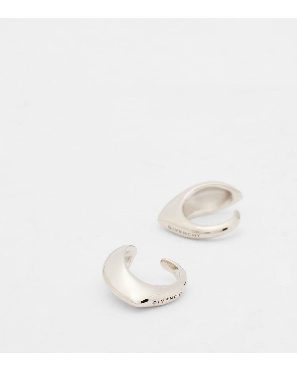 Givenchy White Maple Seed Ear Cuffs