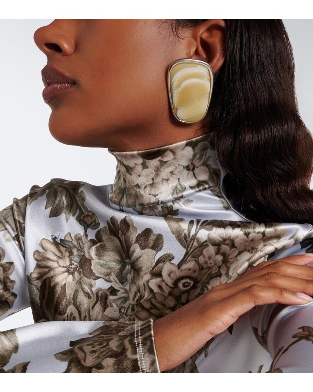 Acne Metallic Embellished Earrings