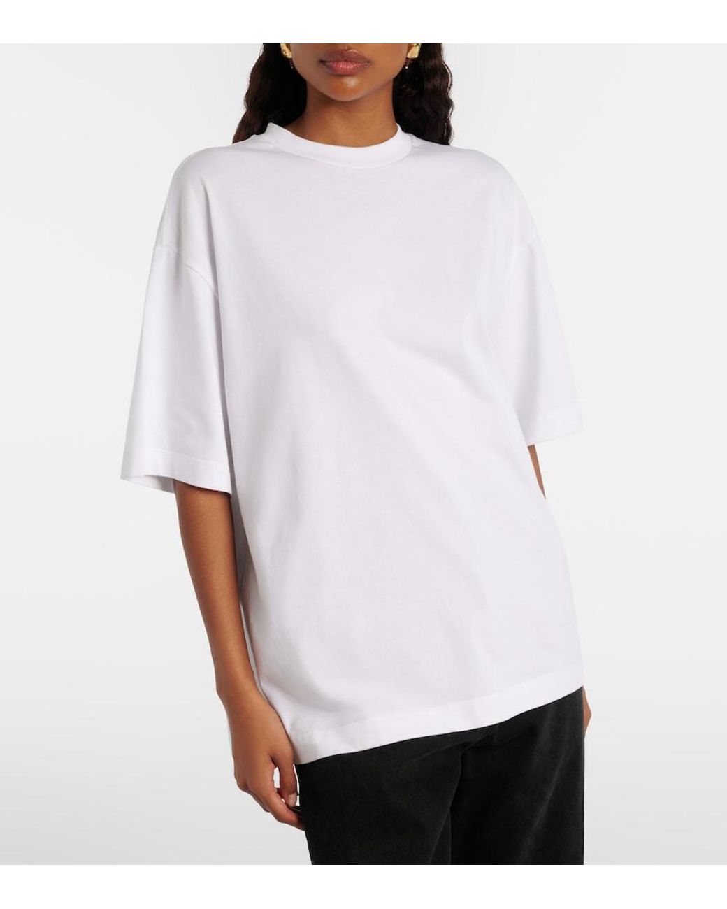 Bottega Veneta White Cotton Jersey T-Shirt