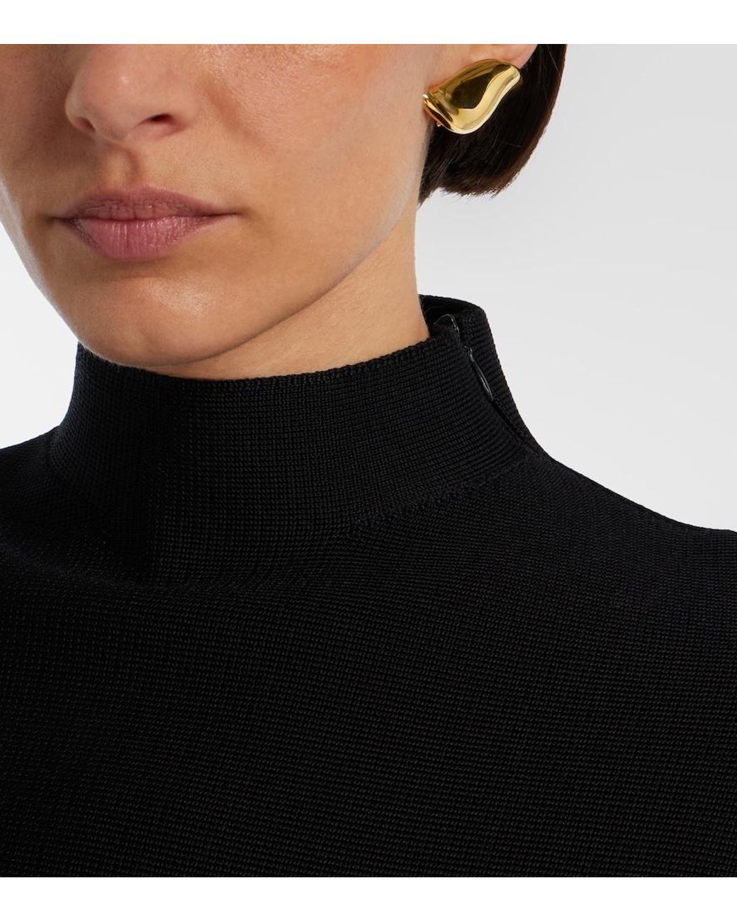 Khaite White Leaf Clip-On Earrings